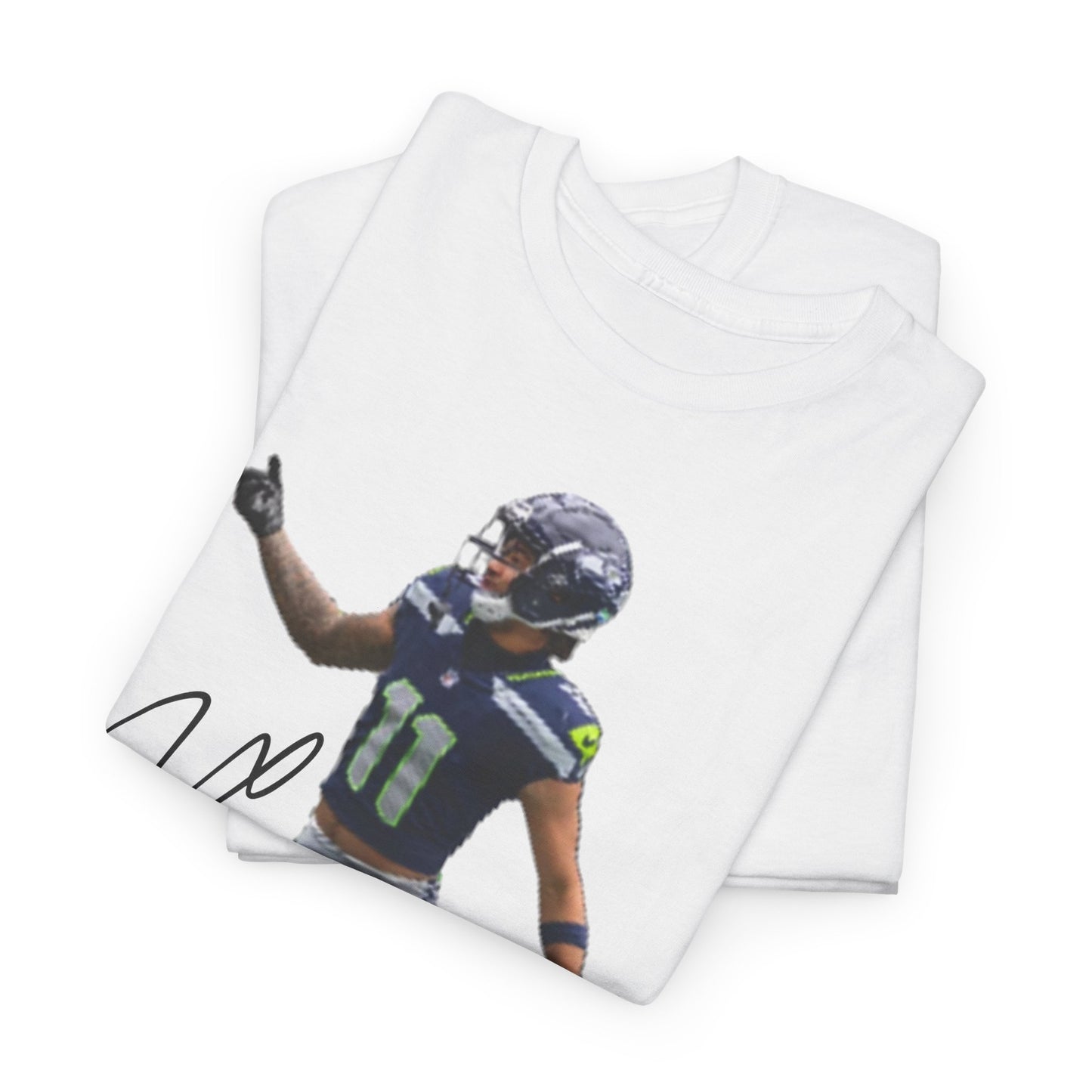Jaxon Smith-Njigba Unisex Cotton Tee - Perfect for Game Day, Sports Events, Casual Wear, Birthday Gifts, Fan Apparel