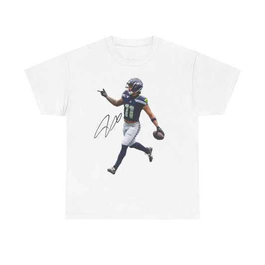Jaxon Smith-Njigba Unisex Cotton Tee - Perfect for Game Day, Sports Events, Casual Wear, Birthday Gifts, Fan Apparel