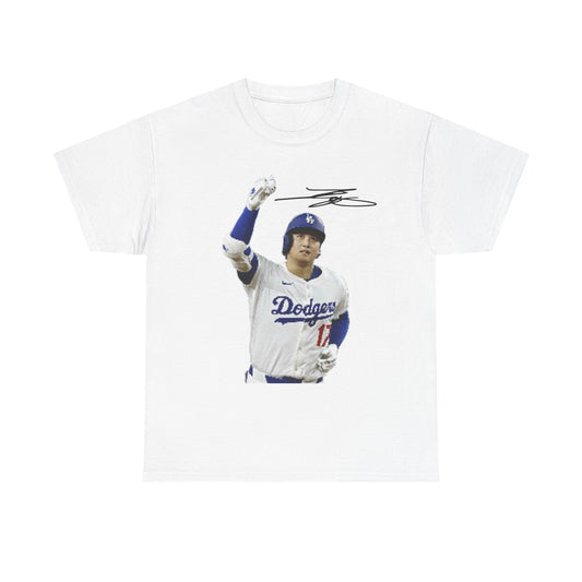 Shohei Ohtani Sports Fan Tee, Unisex Heavy Cotton Shirt, Casual Wear, Gift for Sports Lovers, Game Day Apparel, Team Spirit Shirt