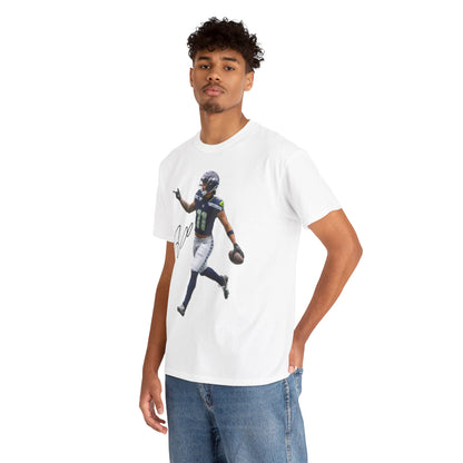 Jaxon Smith-Njigba Unisex Cotton Tee - Perfect for Game Day, Sports Events, Casual Wear, Birthday Gifts, Fan Apparel